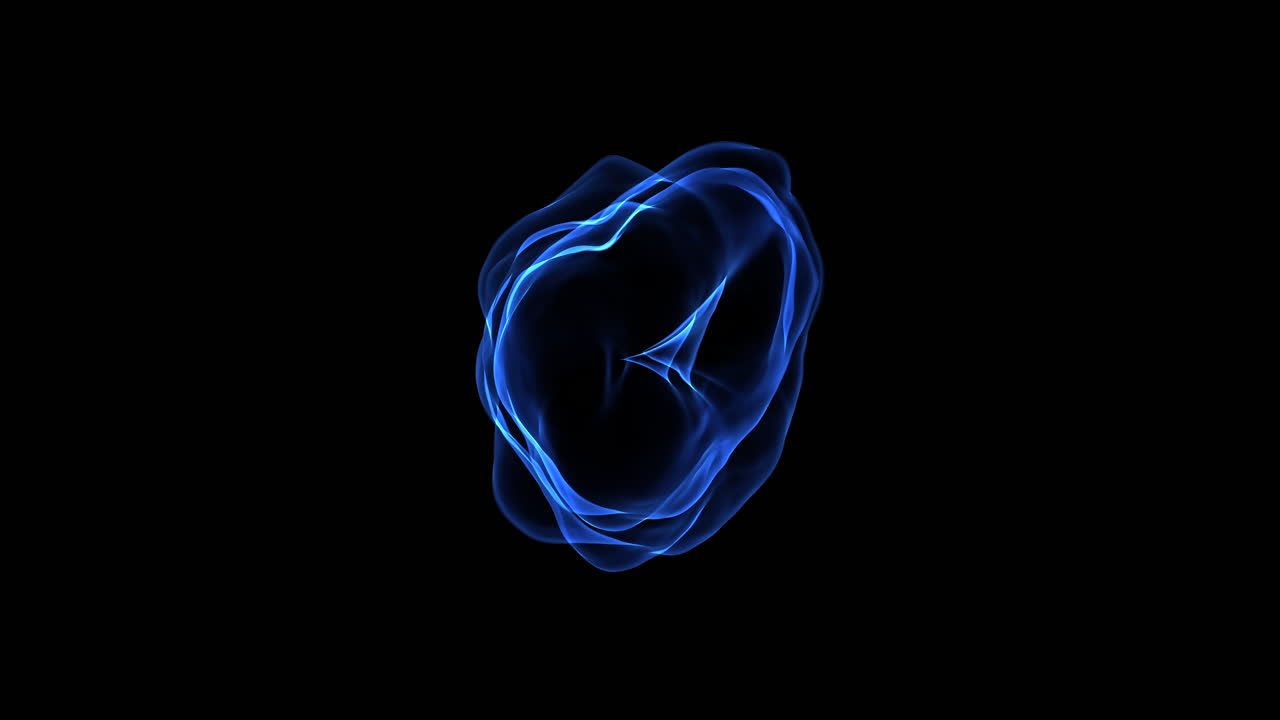 fantasía y humo azul futurista en gradiente negro