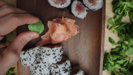 sushi platter