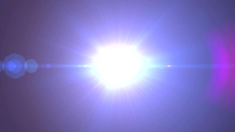 mancha azul brillante de luz que brilla contra un fondo azul