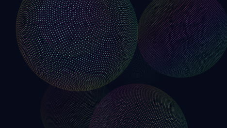 dynamic dance of circles an enchanting dot pattern in motion