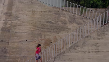 Caucasian-woman-working-out