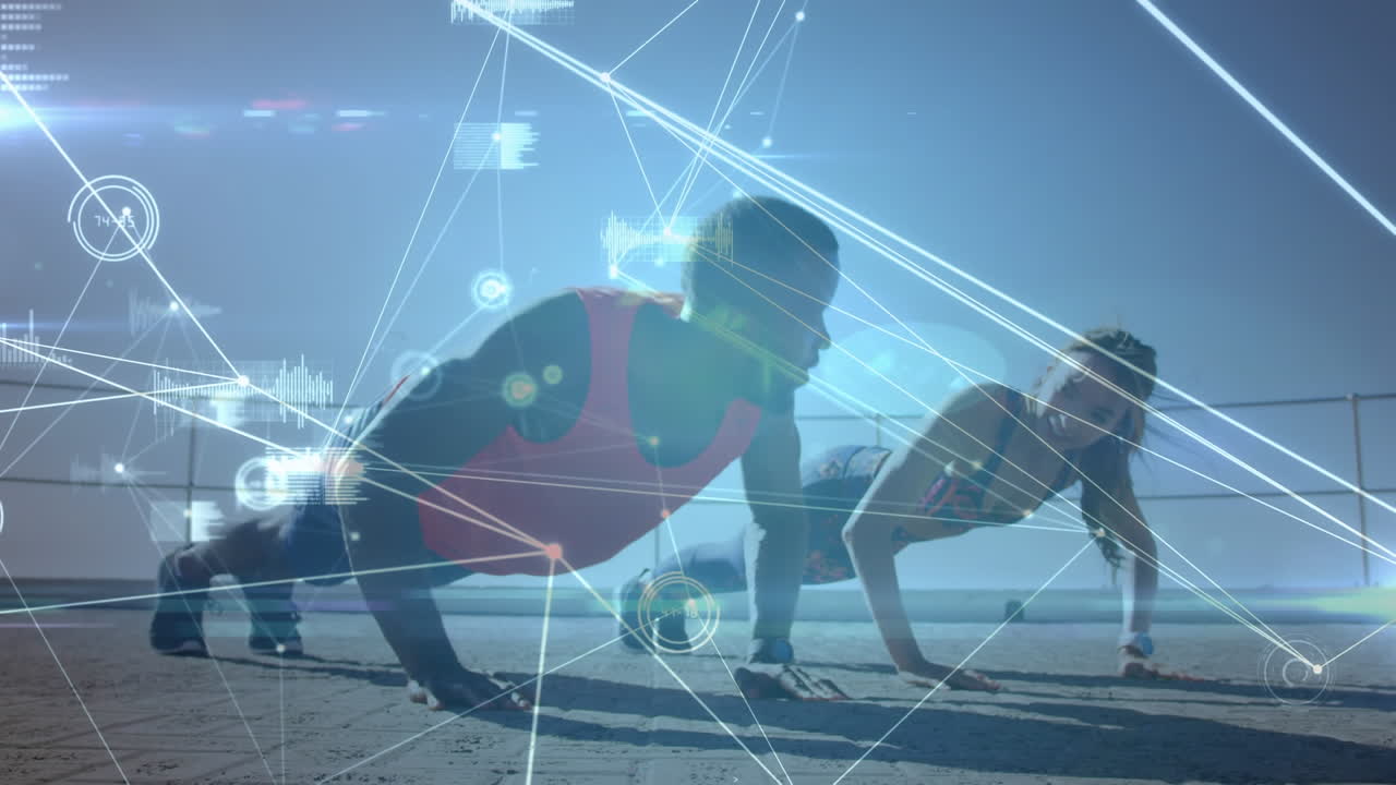 야외 운동을 하는 여성과 남성에 대한 연결 네트워크의 활성화