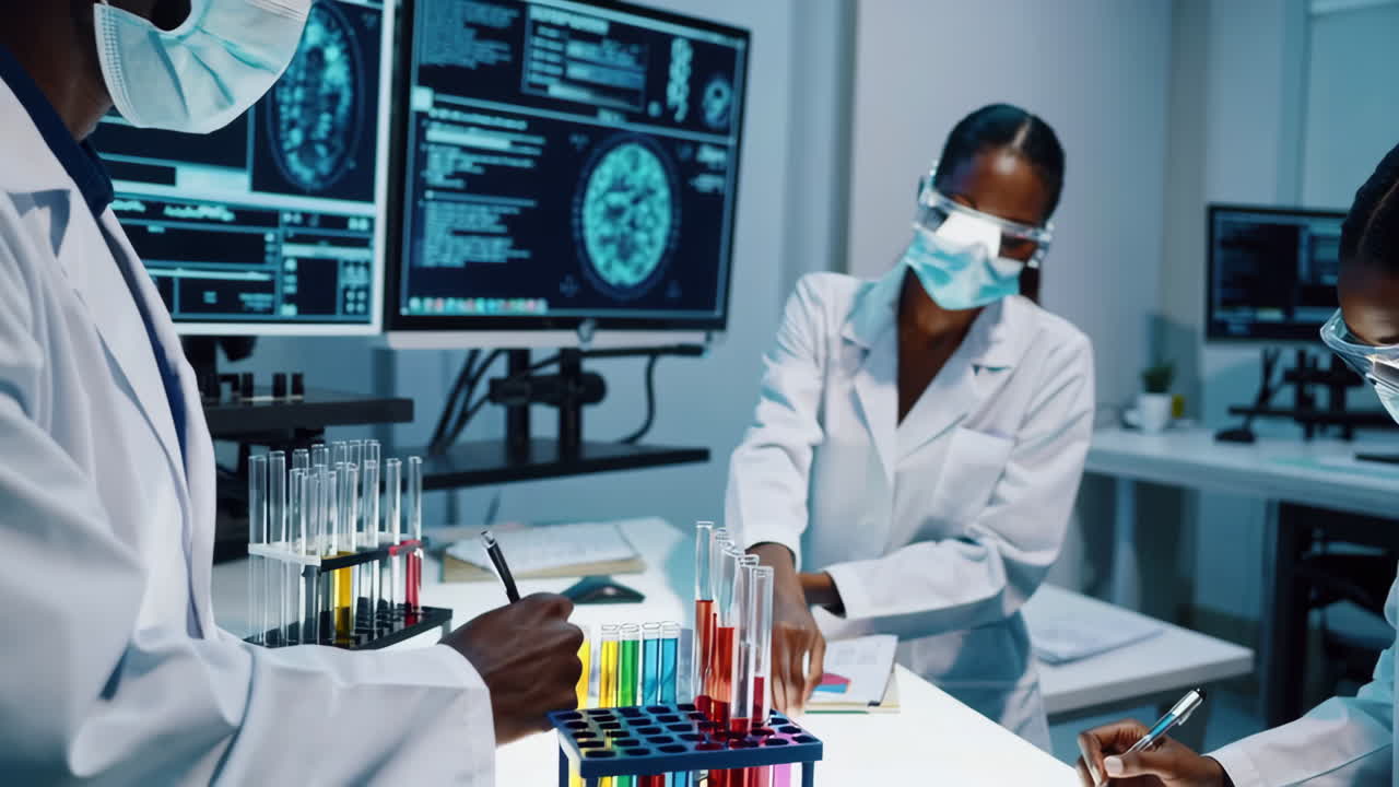 Scientists in a Laboratory