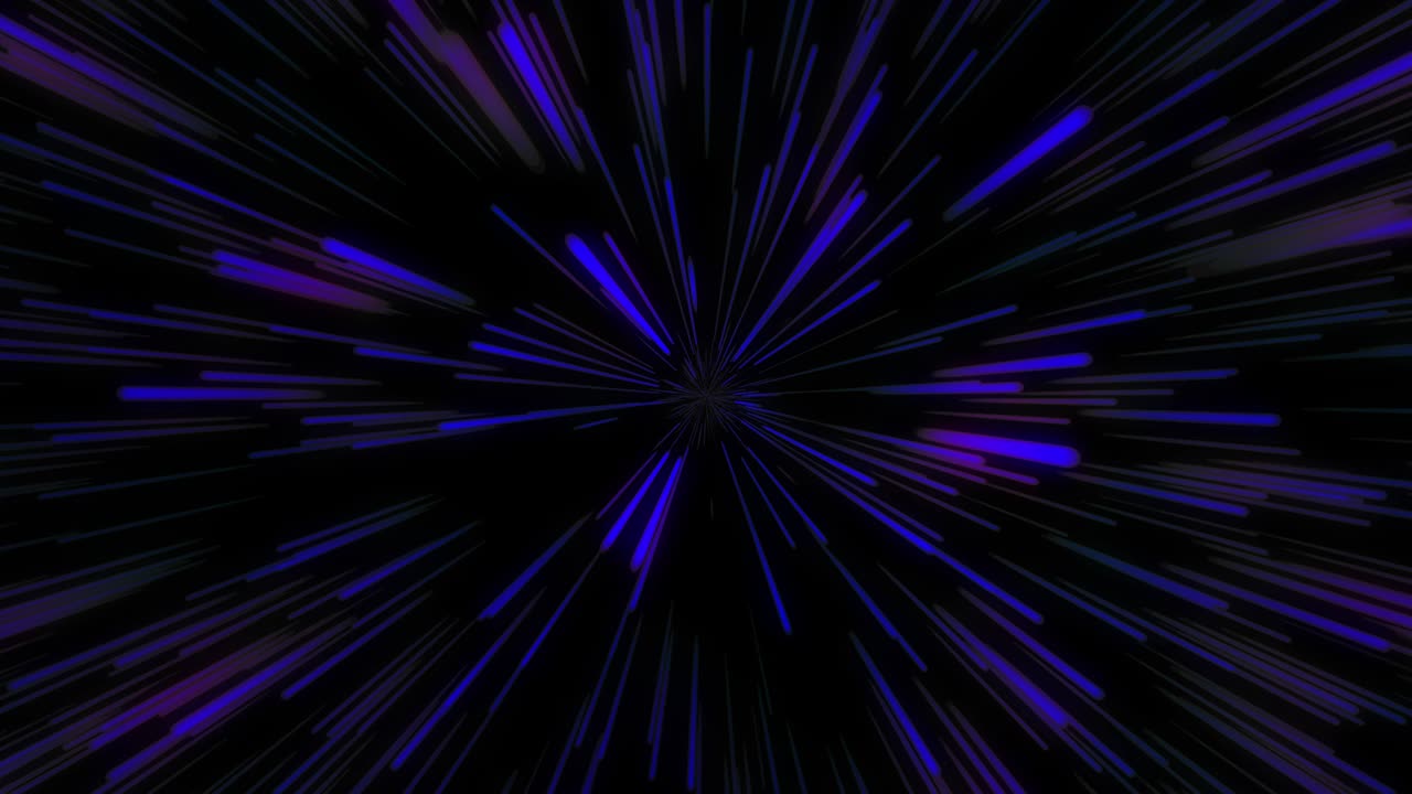 4k resumen de movimiento de deformación o hiperespacio en el sendero de la estrella blanca. movimiento de explosión y expansión. fondo gráfico de movimiento y animación.