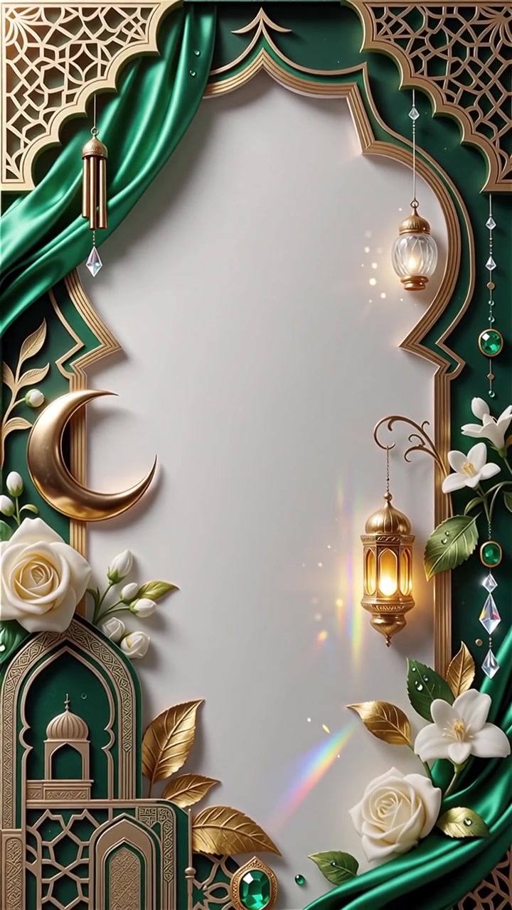 Compleanno del Profeta Maometto Mawlid al-Nabi Sfondo Islamico