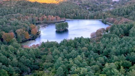 bass-lake-aerial-blowing-rock-nc-north-carolina