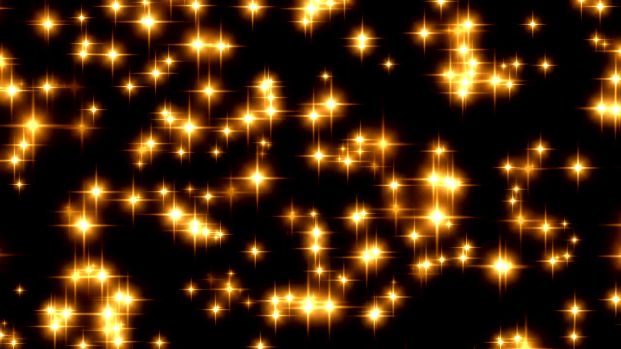 bucle de fondo de partículas de estrellas brillantes