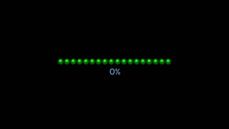 animation colorful loading bar.