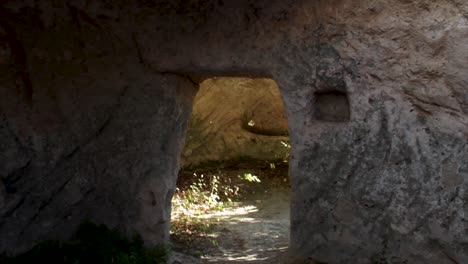 ancient cave entrance