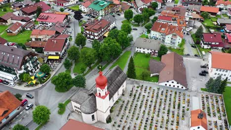 Ehrwald,-österreich-Stadt-Luftfahrzeuge