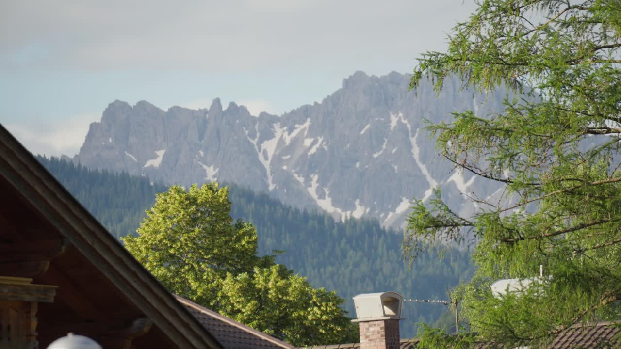 Tranquil Nature With Views Of Italian Alps - Wide Shot