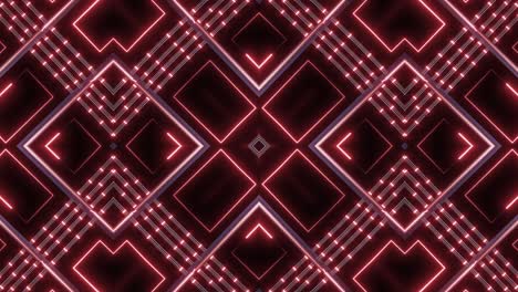 patrón geométrico de neón abstracto