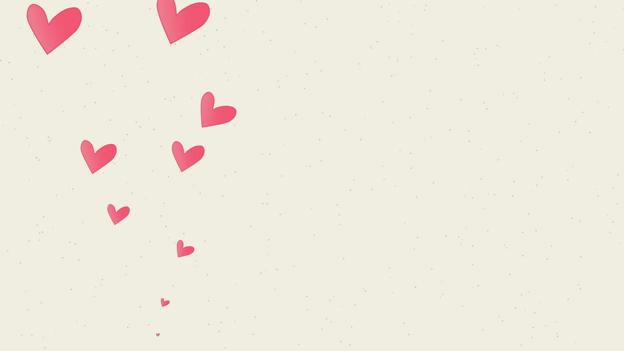 Animazione sfondo brillante per il giorno di San Valentino, cuore romantico 70
