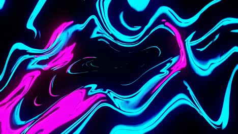 arte líquido de neón abstracto