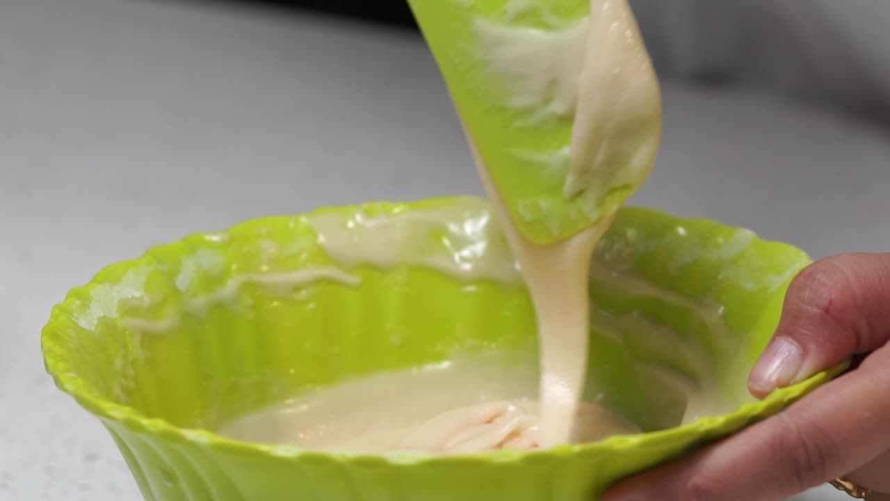 pastel de vainilla rebozado stearing chaecking consistencia elaboración prosess