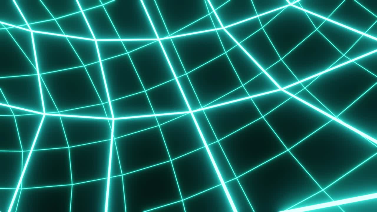 Tunnel to digital metaverse background VJ loop