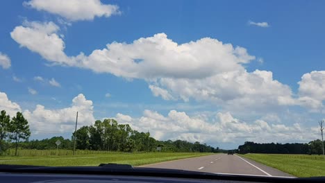 driving during day in central florida road