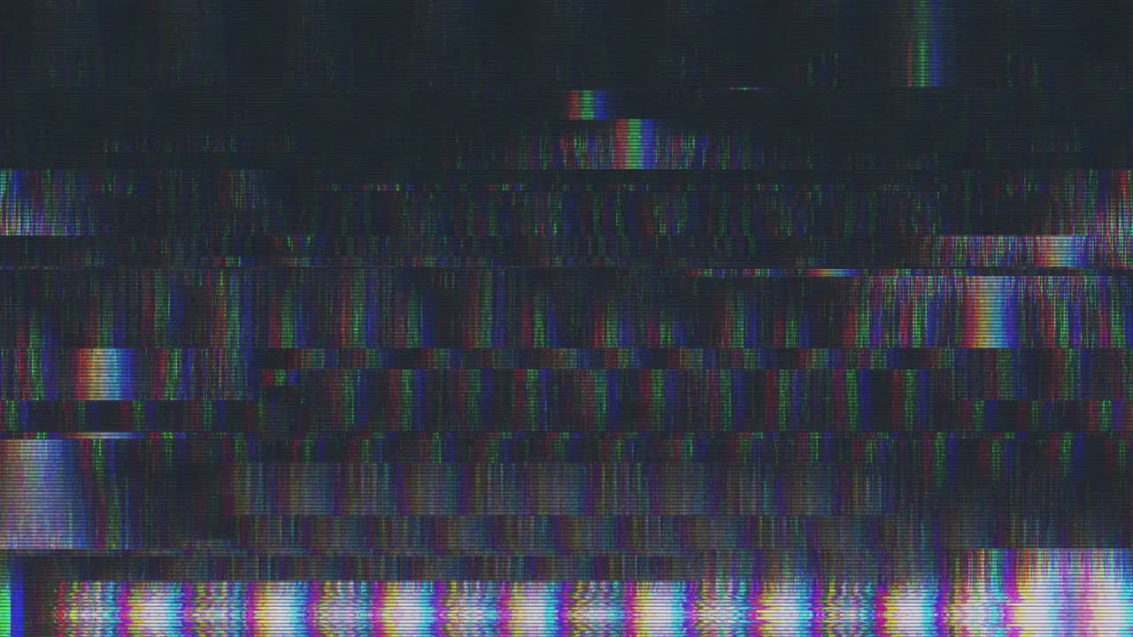 Unique Design Abstract Digital Animation Pixel Noise Glitch Error Video Damage