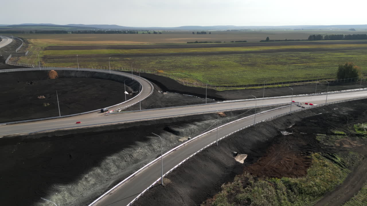 Highway Interchange Under Construction