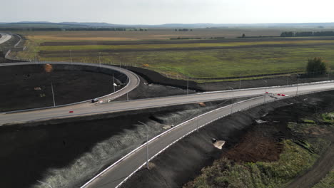 highway interchange under construction