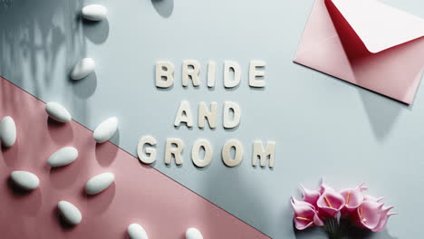 bride and groom background