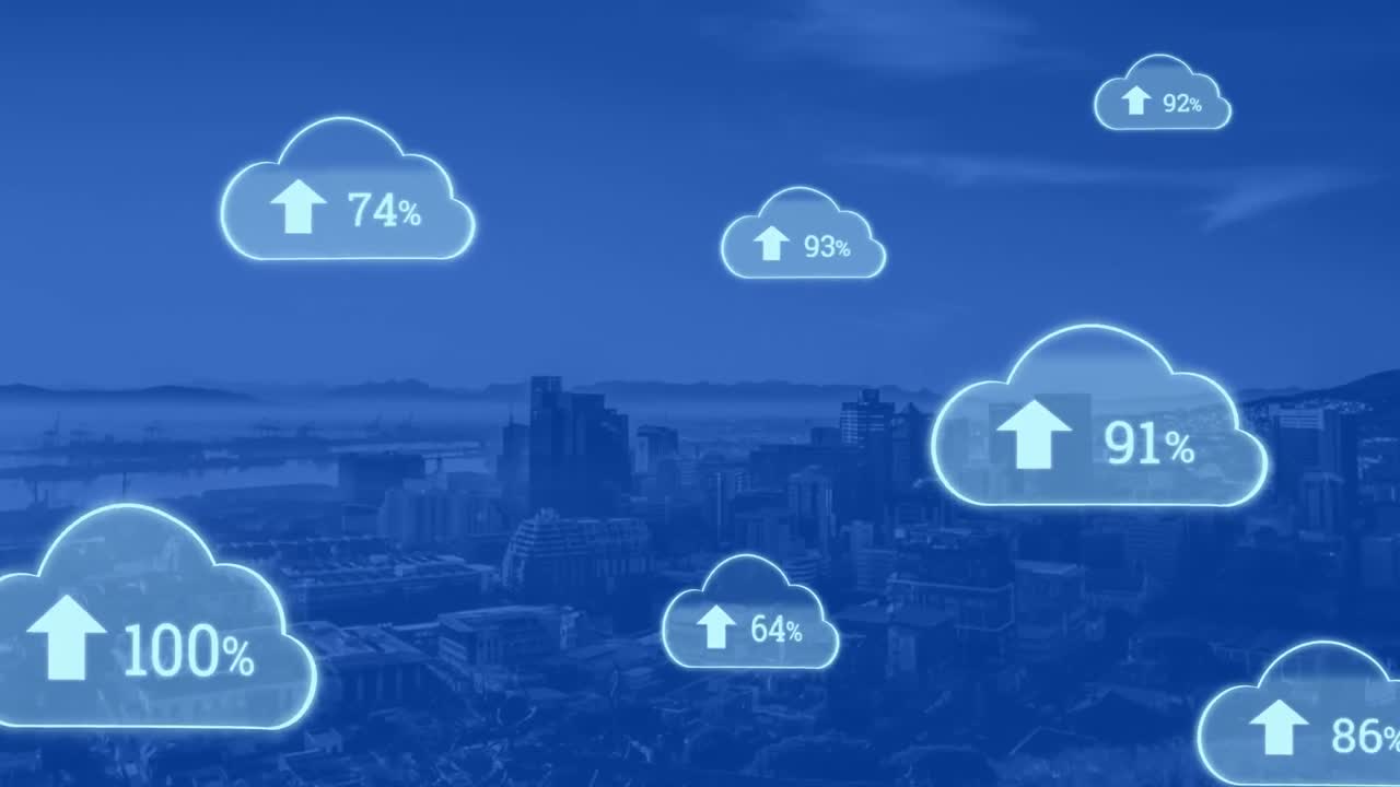 디지털 클라우드에 업로드합니다.