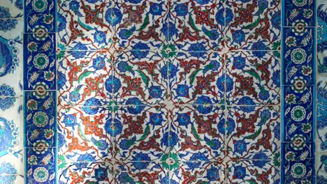 turkish tiles with intricate floral patterns