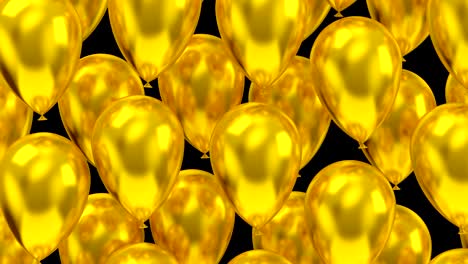 los globos que vuelan hacia arriba