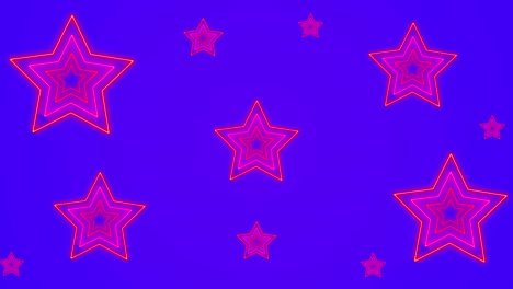 animación de 4k estrellas - fondo de navidad