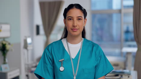 nurse, face and woman in healthcare