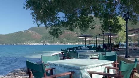 beachside restaurant with sea view