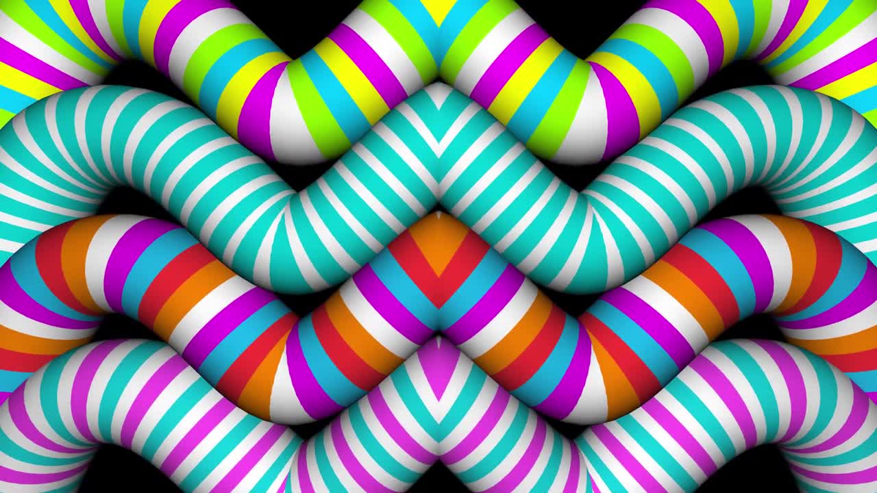 fondo de colores de rayas de bucle vj