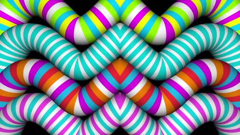 fondo de colores de rayas de bucle vj