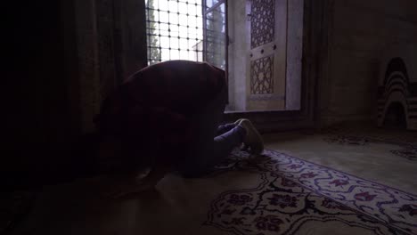 Young-man-doing-his-religious-worship.