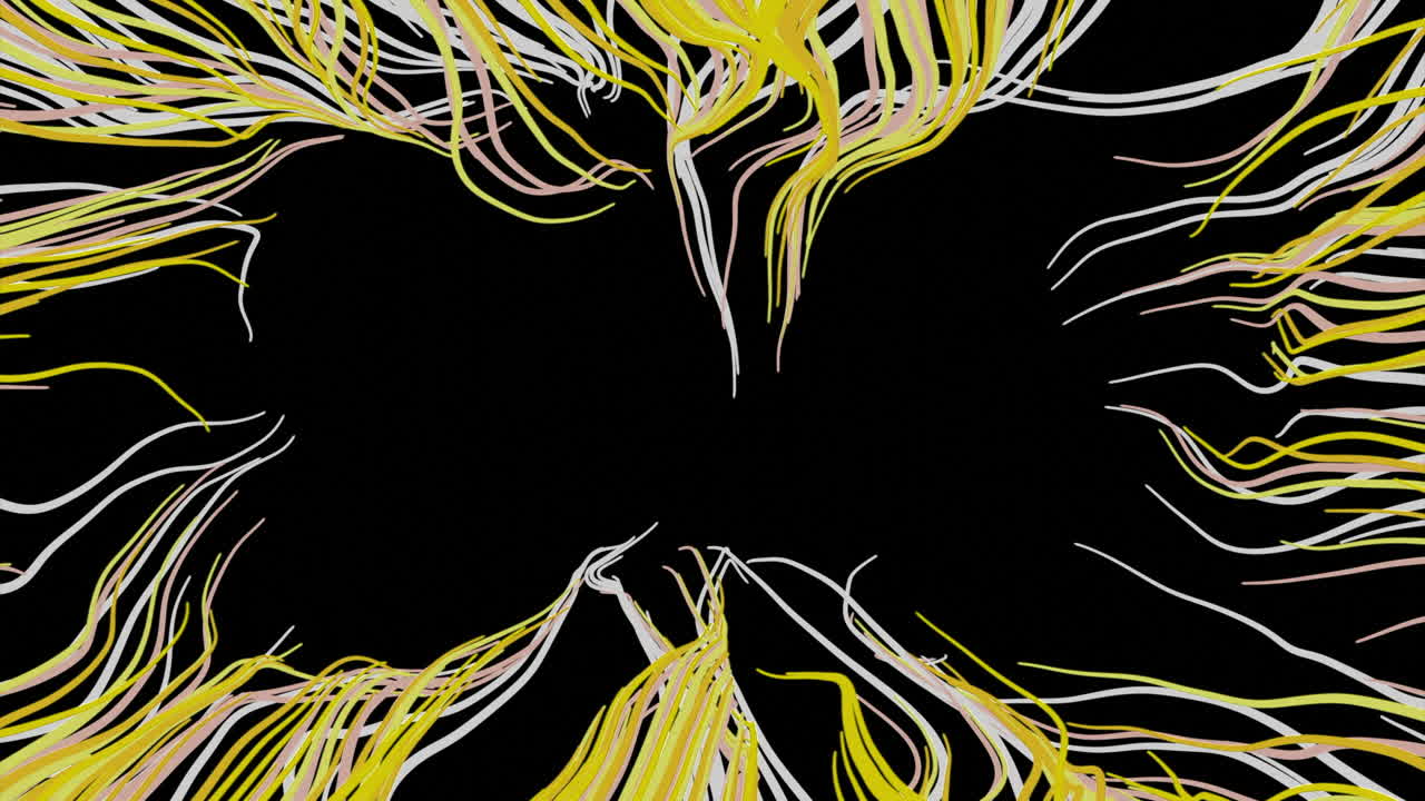 patrón de líneas abstractas y coloridas