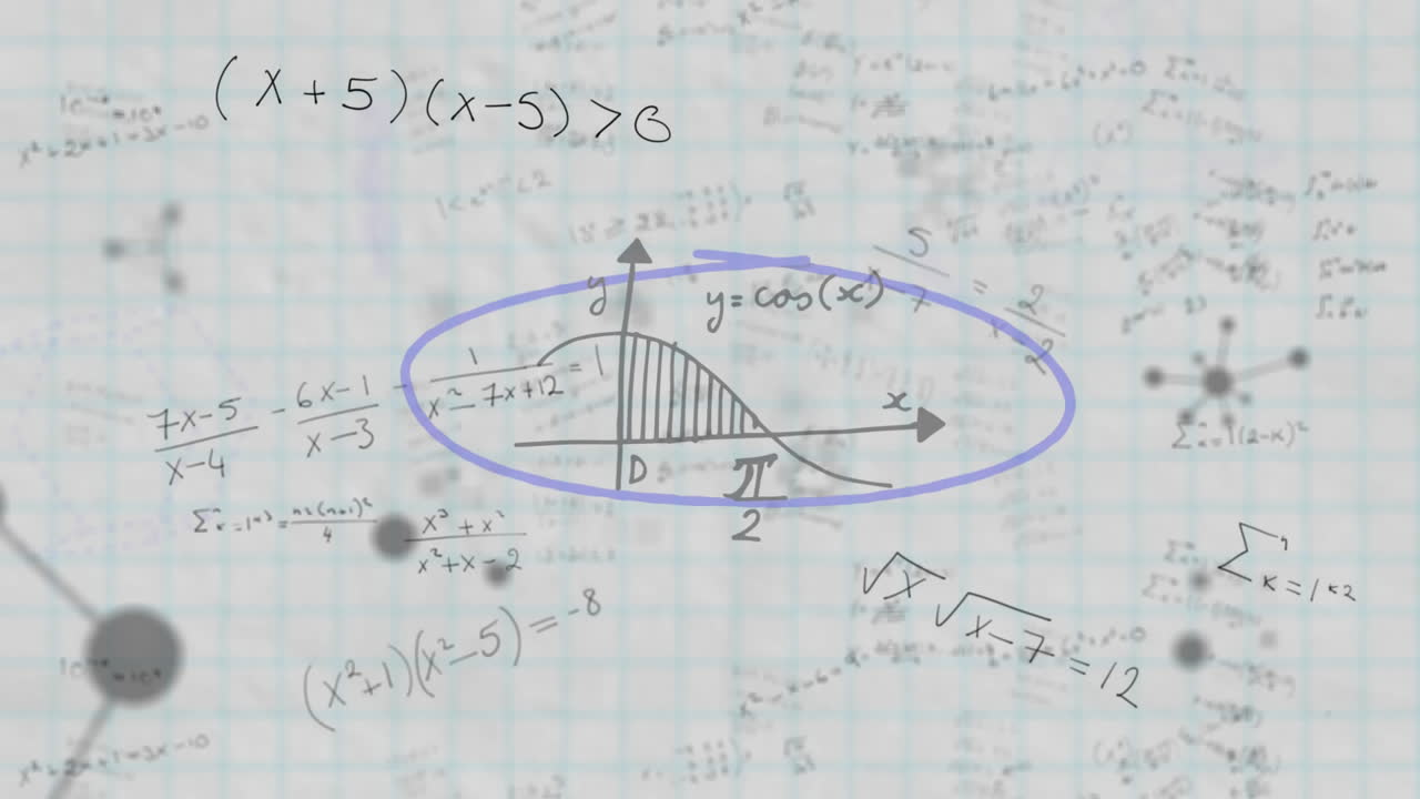 ⁇ 색 선으로 된 종이에 대한 수학적 방정식에 대한 분자 구조