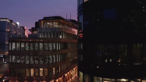 moscow - february 21, 2022: white square is a modern business center.