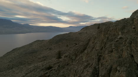 sunset serenity over kamloops lake