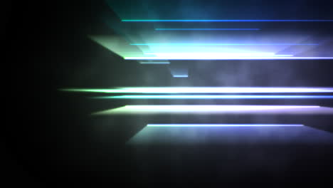 motion colorful neon lines with abstract background 27