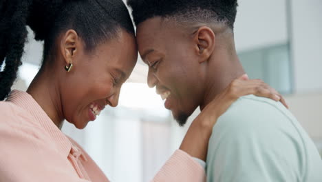 Home,-hug-and-black-couple-with-love