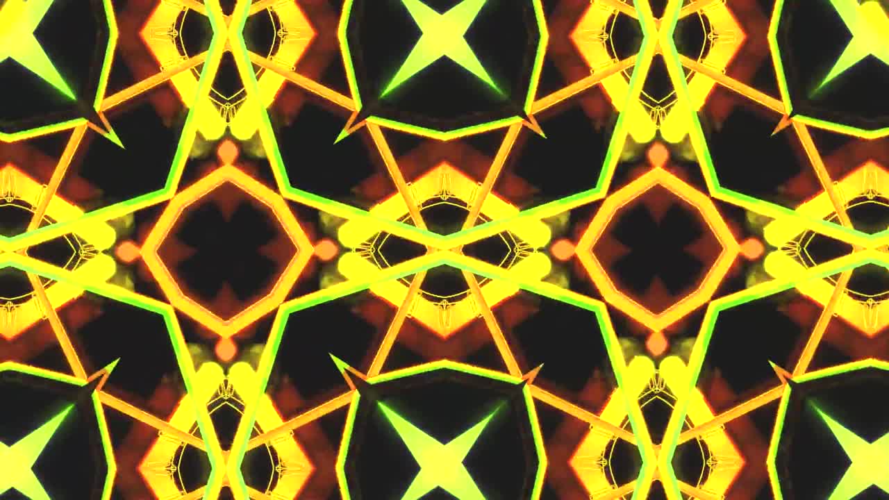 fondo de movimiento de caleidoscopio de bucle vj