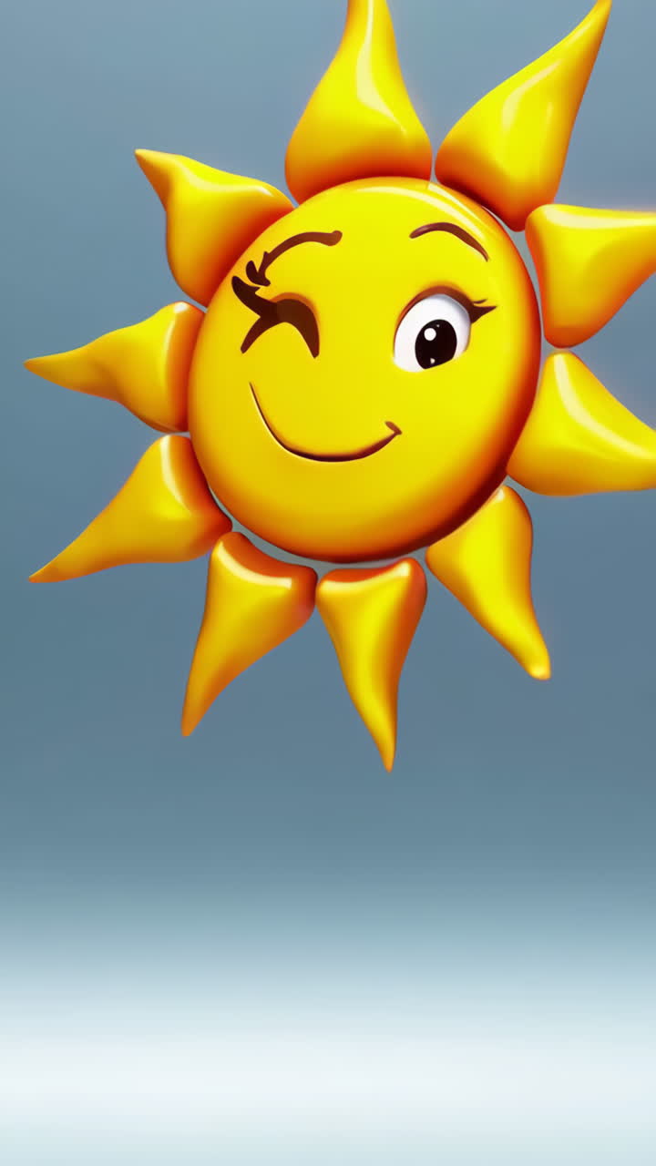 Collection of Animated Sun Characters