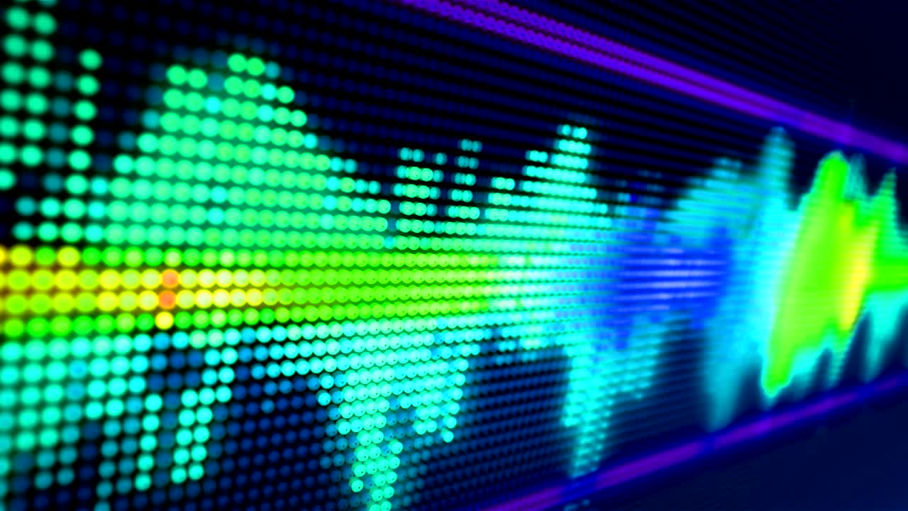 visualización del espectro de audio