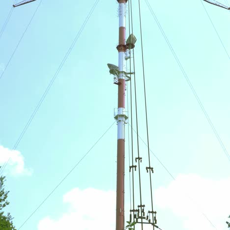 big television and radio tower