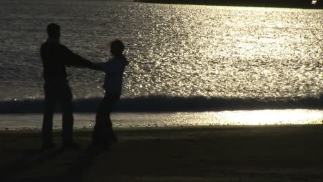 couple on beach