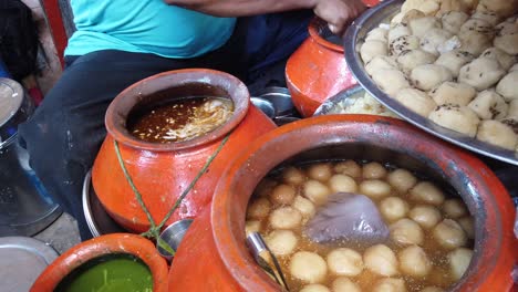 comida popular y famosa de la calle del subcontinente indio