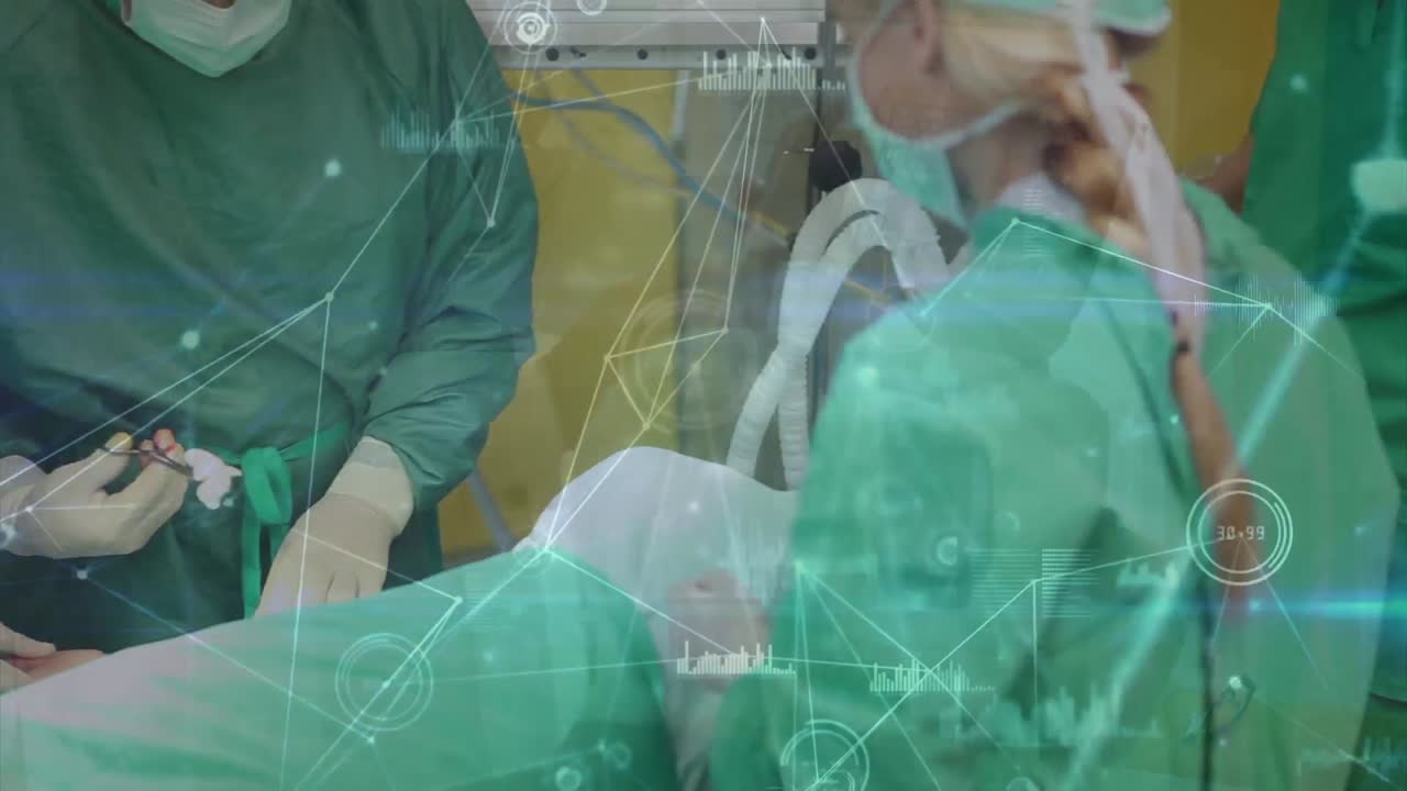 수술 중에 다양한 외과 의사와의 연결을 활성화합니다.