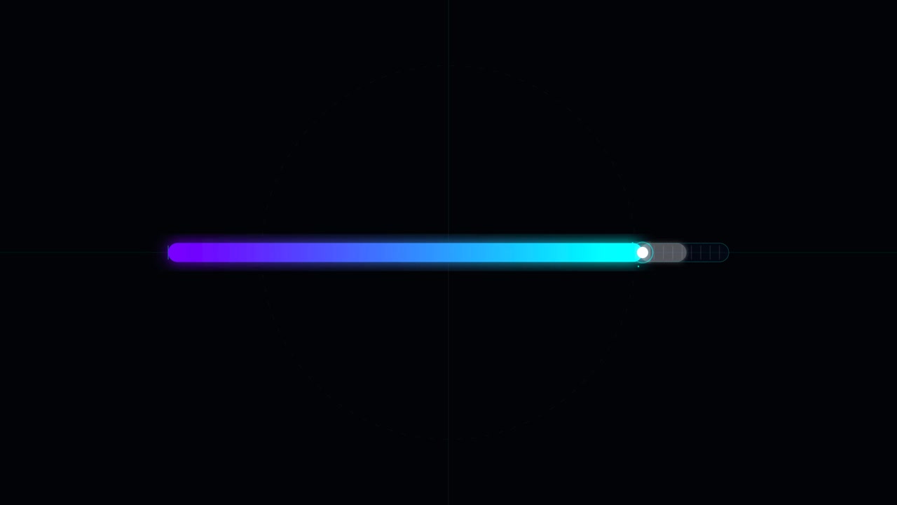 Loading Progress Bar Animation with Gradient Color