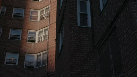 brownsville brooklyn buildings. brown brick housing tower-blocks.