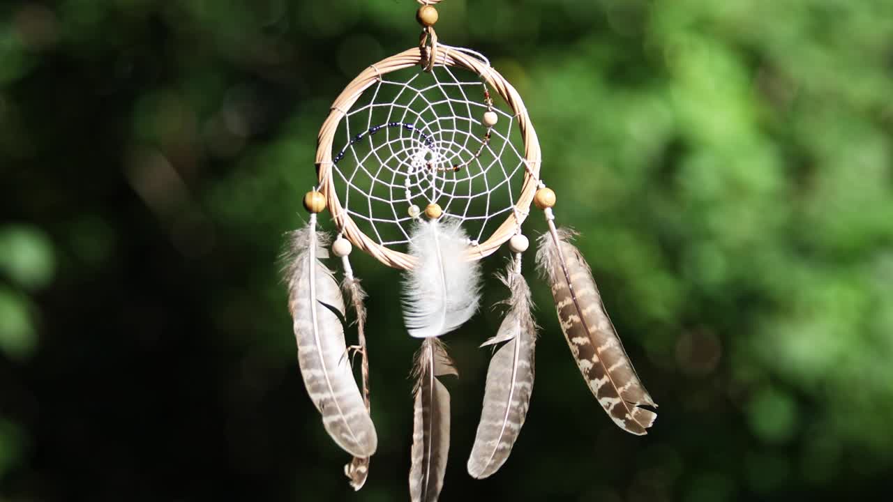 amuleto de estilo indio cazador de sueños